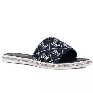 Juicy Couture Women's Yogaa Embellished
Logo Slides